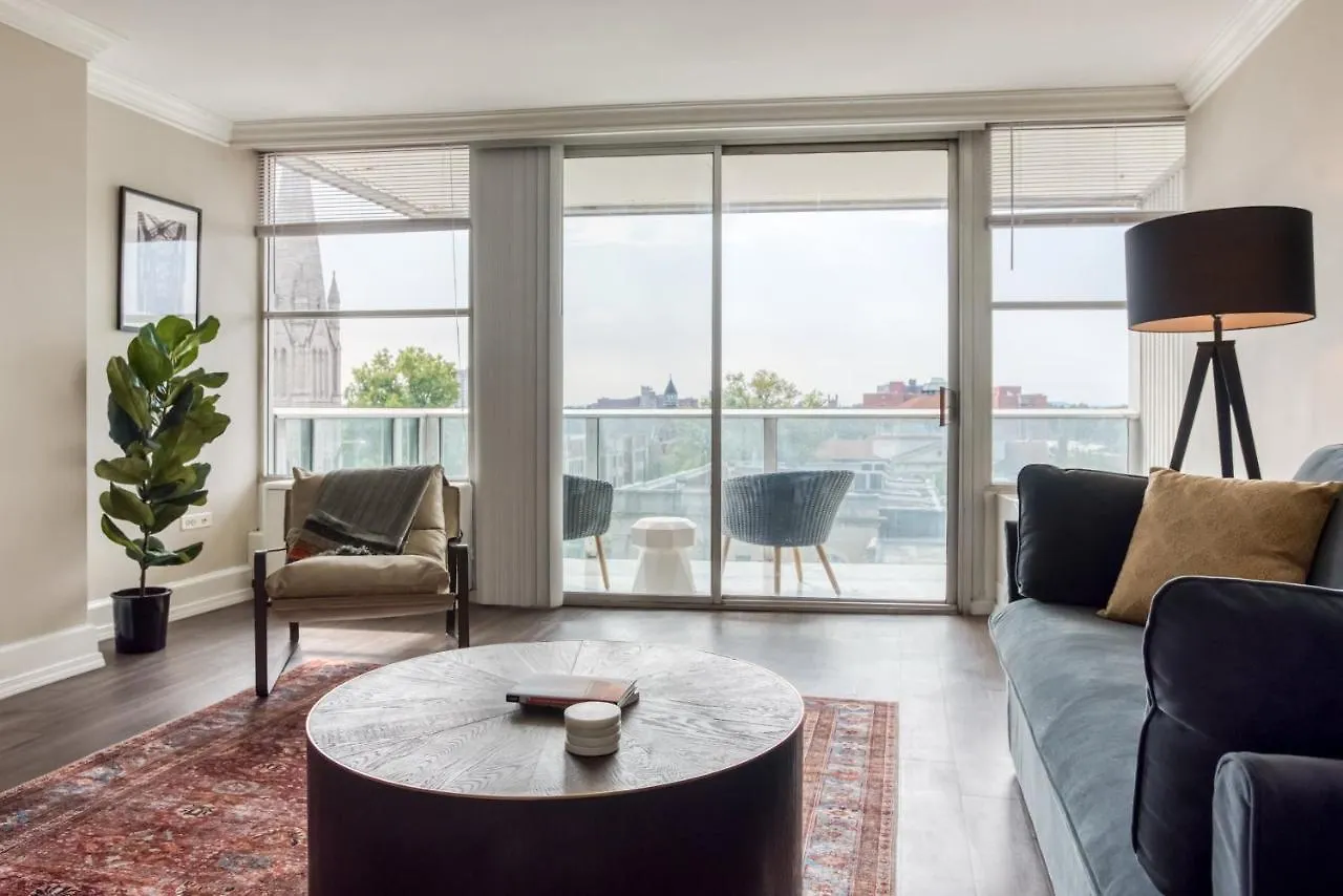 Cozysuites 800 Tower 1Br With Gym! 02 루이빌 아파트